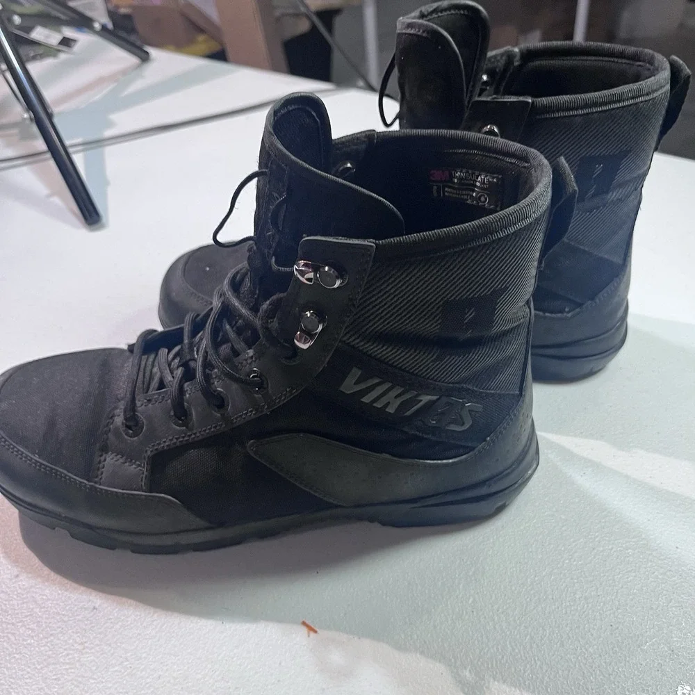 VIKTOS Johnny Combat OPS Men's Tactical Boots‎ Size 9.5 US WATERPROOF Black